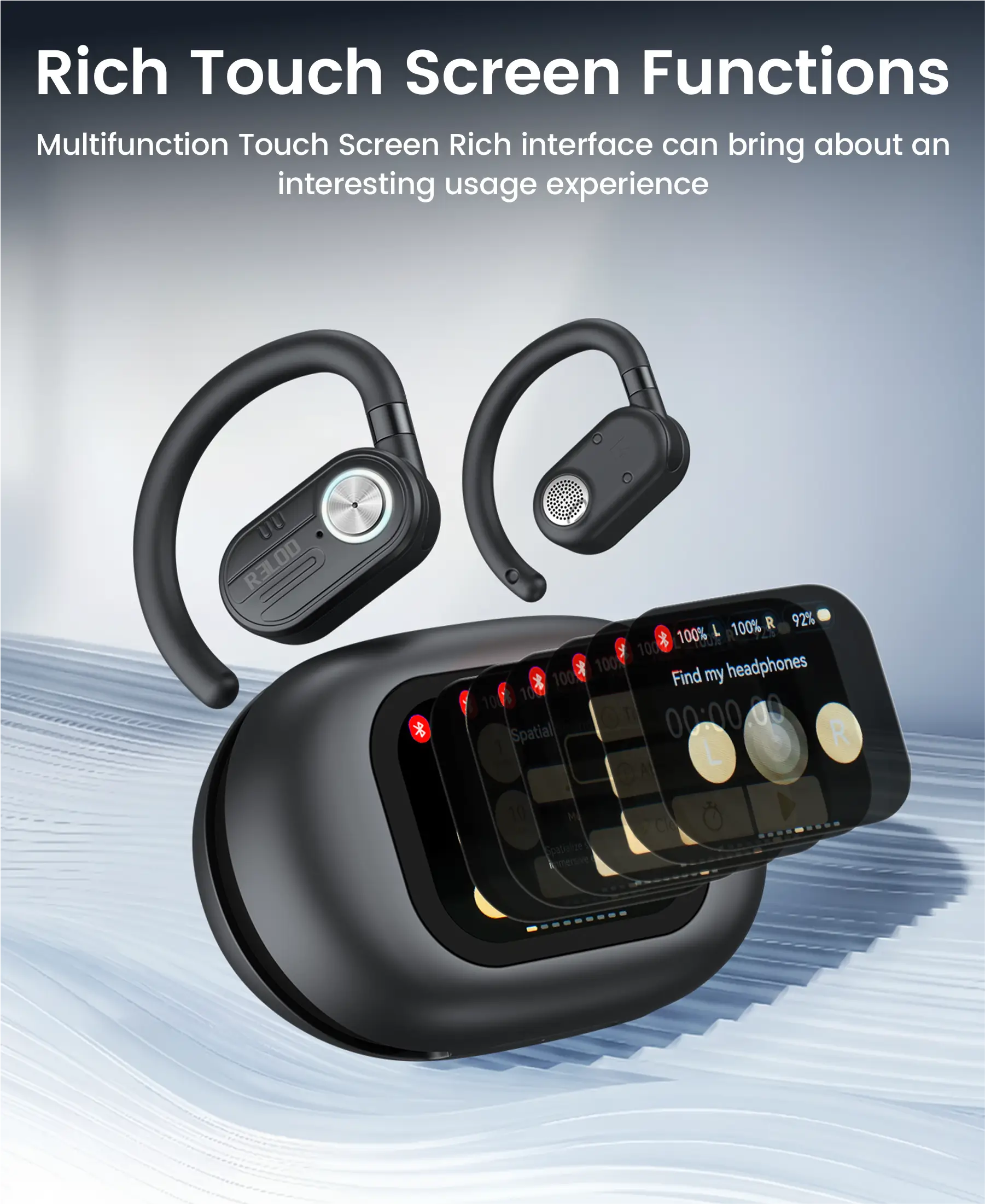 RELOD TouchFit PRO smart case rich touch screen functions multifunction controls