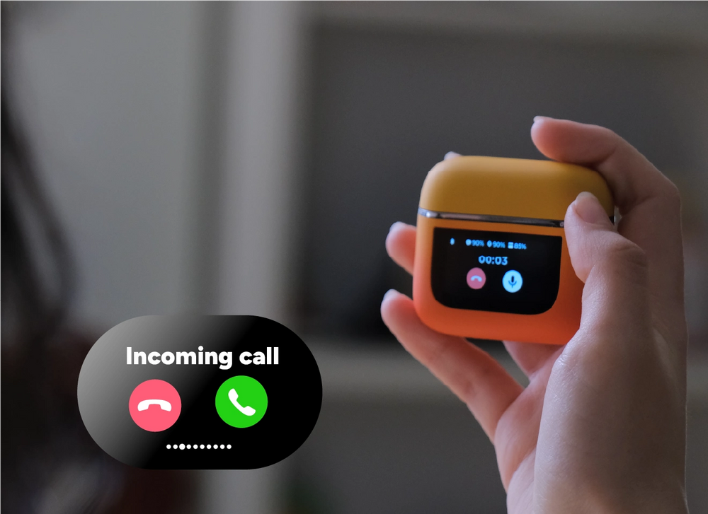 Answer calls.